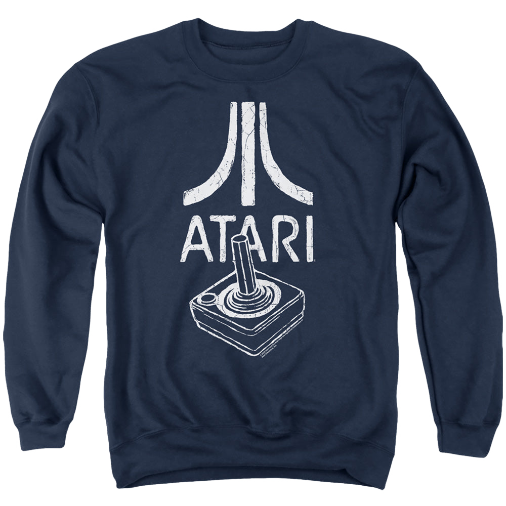 Atari Joystick Logo - Men's Crewneck Sweatshirt Men's Crewneck Sweatshirt Atari   
