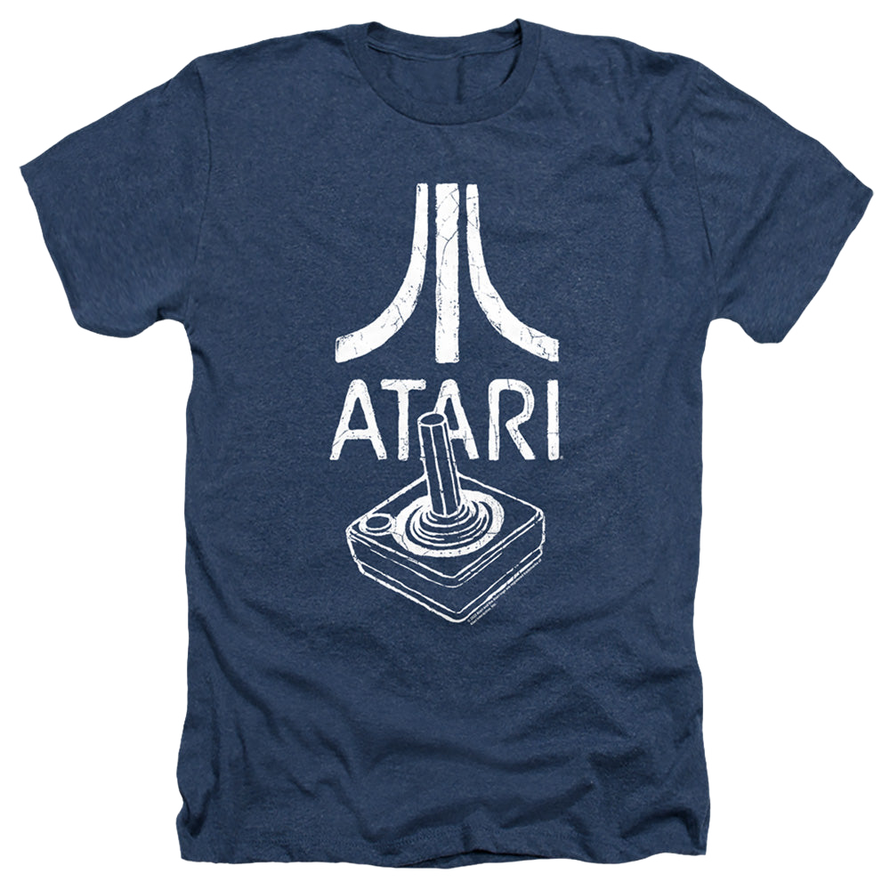 Atari Joystick Logo - Men's Heather T-Shirt Men's Heather T-Shirt Atari   