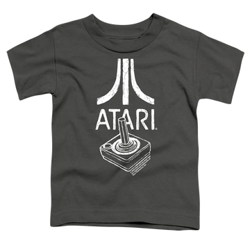 Charcoal toddler t-shirt with Atari Joystick Logo graphic