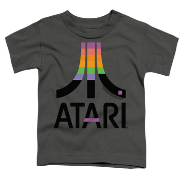 Charcoal kid's t-shirt for ages 4 to 7 with Atari Breakout Inset graphic
