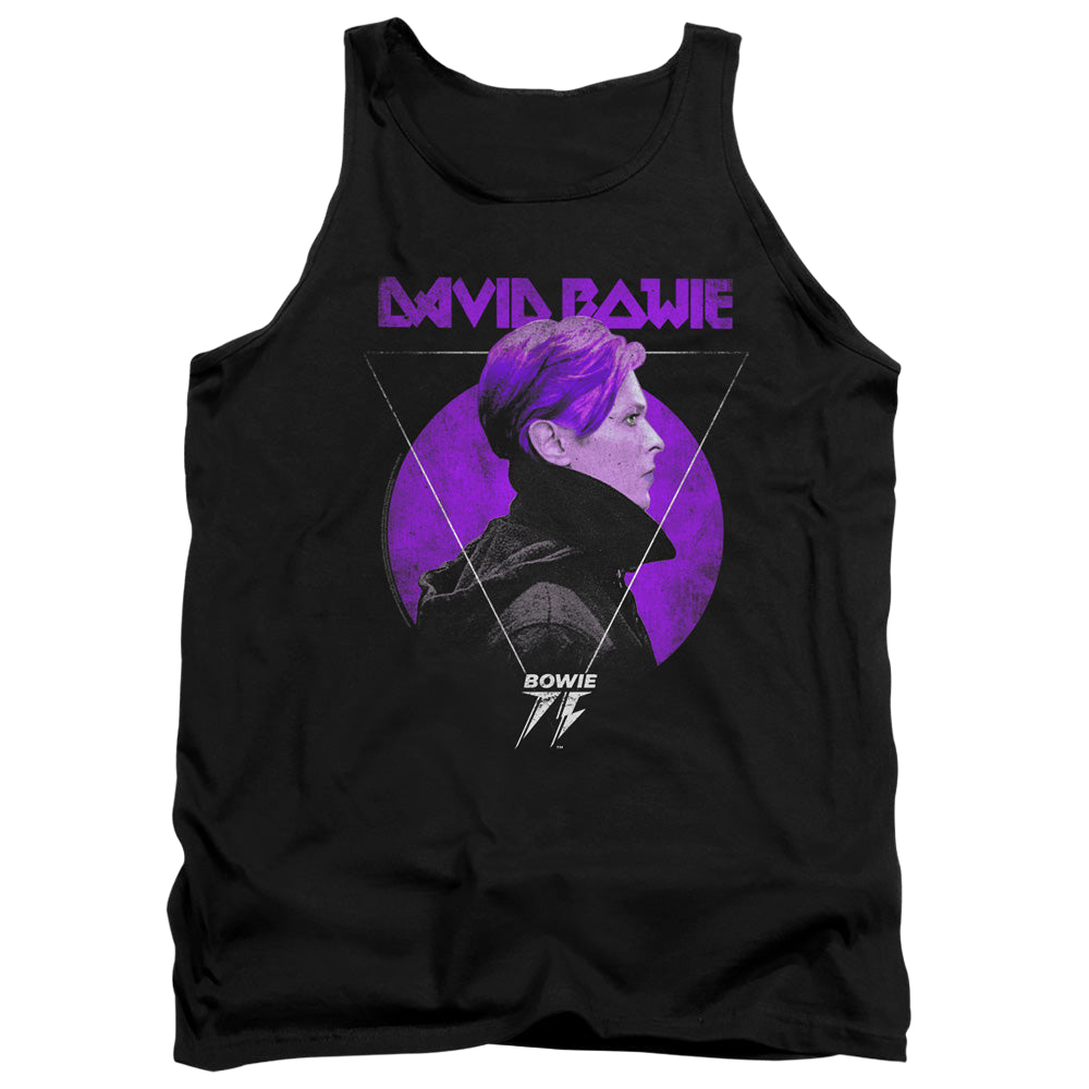 David Bowie Side Profile 75 Logo - Men's Tank Top Men's Tank David Bowie   