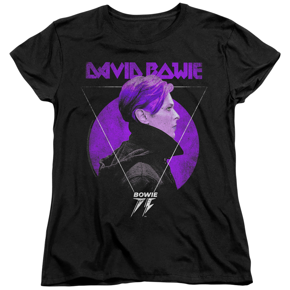 David Bowie Side Profile 75 Logo - Women's T-Shirt Women's T-Shirt David Bowie   