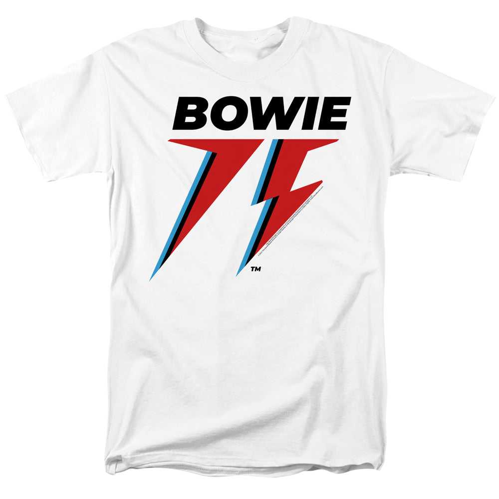 David Bowie Bowie 75 Logo - Men's Regular Fit T-Shirt Men's Regular Fit T-Shirt David Bowie   