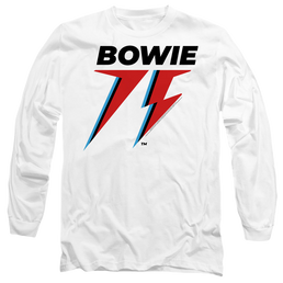 David Bowie Bowie 75 Logo - Men's Long Sleeve T-Shirt Men's Long Sleeve T-Shirt David Bowie   