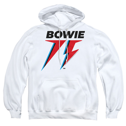 David Bowie Bowie 75 Logo - Pullover Hoodie Pullover Hoodie David Bowie   