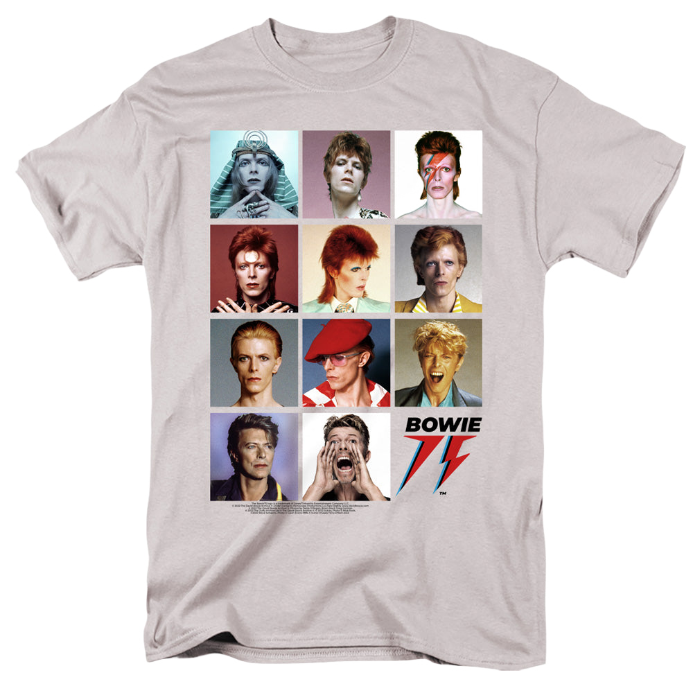 David Bowie Bowie Through The Ages - Men's Regular Fit T-Shirt Men's Regular Fit T-Shirt David Bowie   