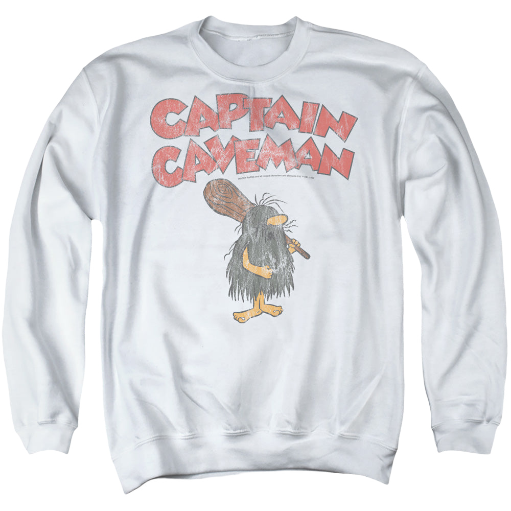 Wacky Races Captain Caveman 2 - Men's Crewneck Sweatshirt Men's Crewneck Sweatshirt Wacky Races   