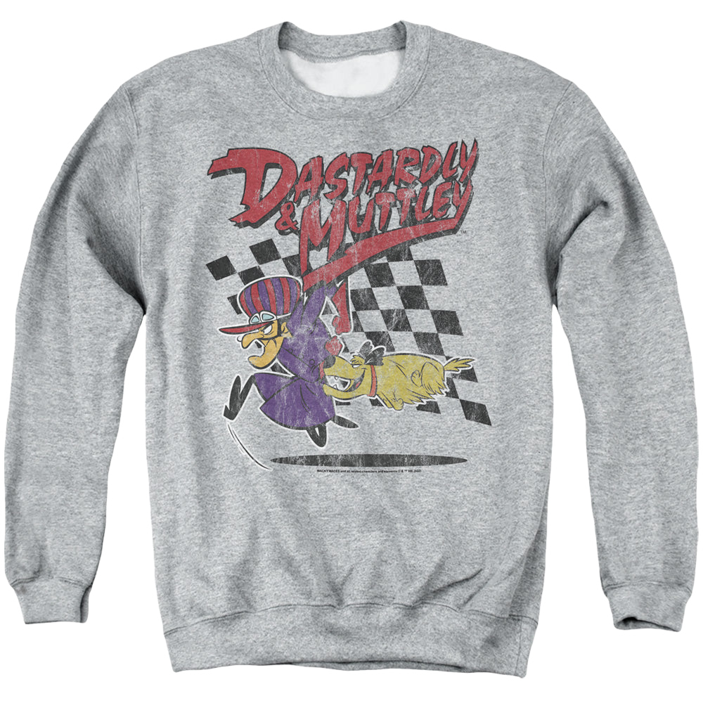 Wacky Races Dastardly & Muttley 1 - Men's Crewneck Sweatshirt Men's Crewneck Sweatshirt Wacky Races   