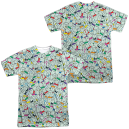Hasbro Property Spaces (Front/Back Print) - Men's All-Over Print T-Shirt Men's All-Over Print T-Shirt Monopoly   