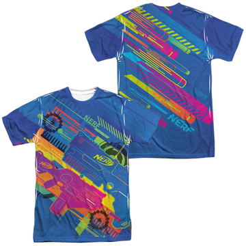 Nerf Hasbro Neon Collage men's all-over print t-shirt