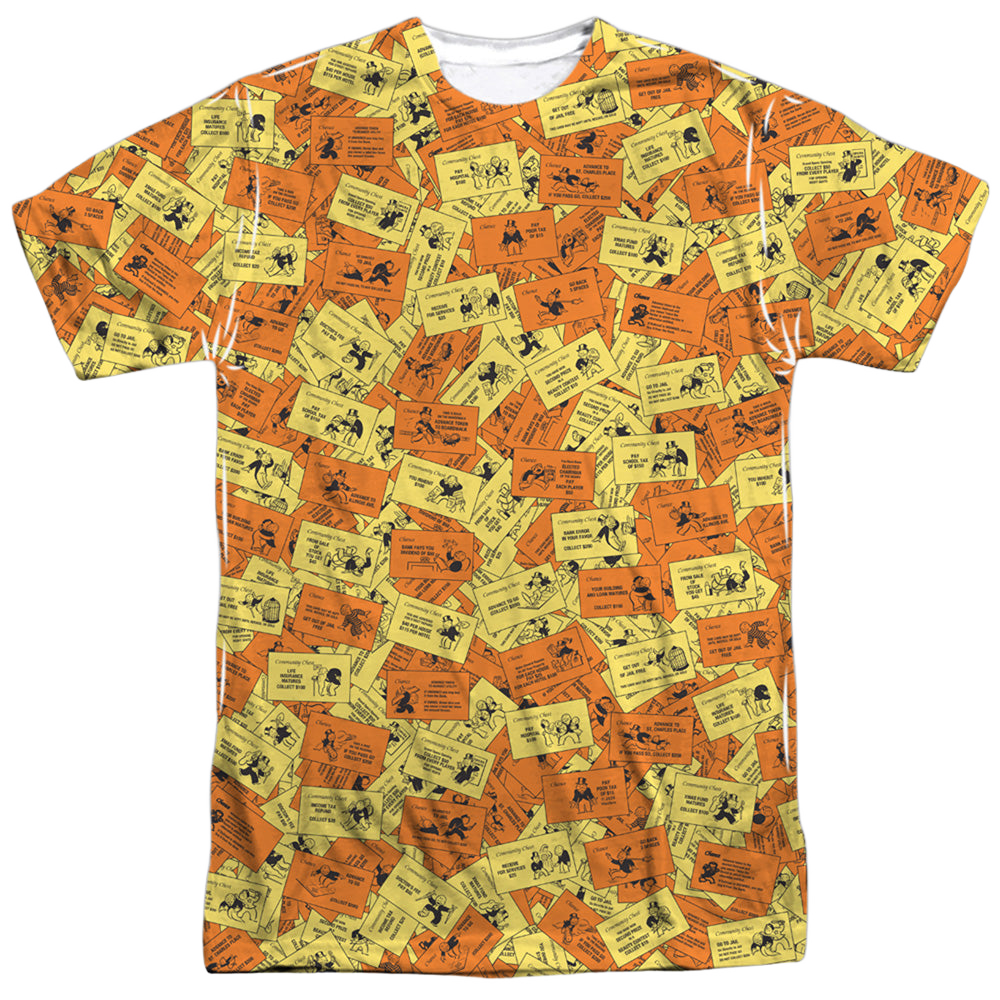 Monopoly Chance Chest Cards - Men's All-Over Print T-Shirt Men's All-Over Print T-Shirt Monopoly   