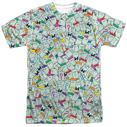 Hasbro Property Spaces - Men's All-Over Print T-Shirt Men's All-Over Print T-Shirt Monopoly   