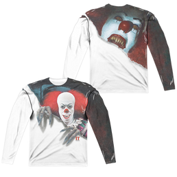 IT TV Miniseries Pennywise It - Men's All-Over Print Long Sleeve Men's All-Over Print Long Sleeve IT   