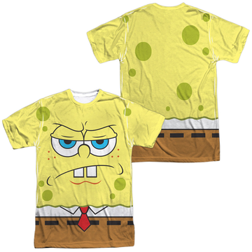 SpongeBob SquarePants Angry Face men's all-over print t-shirt