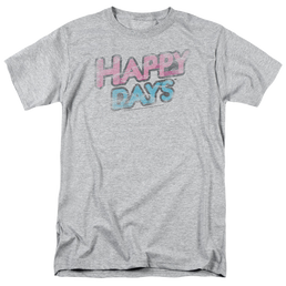 Happy Days Distressed - Men's Regular Fit T-Shirt Men's Regular Fit T-Shirt Happy Days   