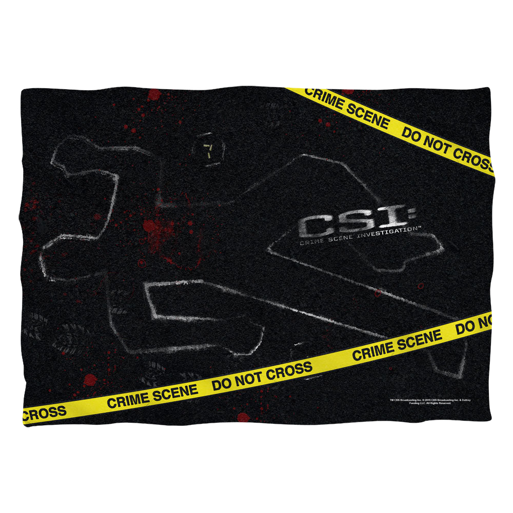 CSI Outline (Front/Back Print) - Pillow Case Pillow Cases CSI   