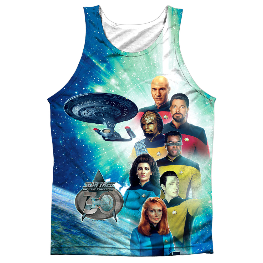 Star Trek The Next Generation 30 Crew - Men's All Over Print Tank Top Men's All Over Print Tank Star Trek   
