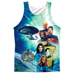 Star Trek The Next Generation 30 Crew - Men's All Over Print Tank Top Men's All Over Print Tank Star Trek   