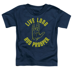 Star Trek The Original Series Live Long Hand - Kid's T-Shirt Kid's T-Shirt (Ages 4-7) Star Trek   