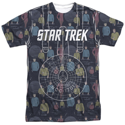 Star Trek The Original Series Enterprise Crew - Men's All-Over Print T-Shirt Men's All-Over Print T-Shirt Star Trek   