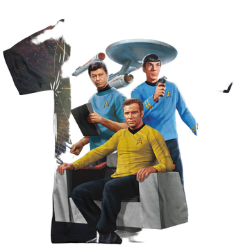 Star Trek The Original Series Kirk Spock Mccoy men's all-over print t-shirt
