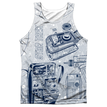 Star Trek The Original Series Gadget men's all-over print tank