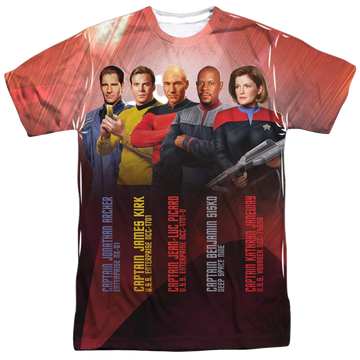 Star Trek The Original Series Captains men's all-over print t-shirt