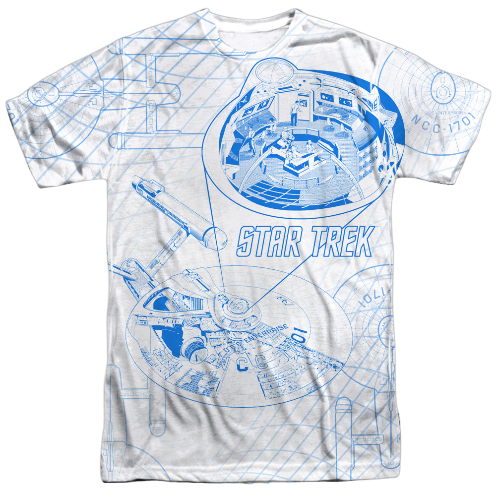 Star Trek The Original Series Bridge Zoom - Men's All-Over Print T-Shirt Men's All-Over Print T-Shirt Star Trek   