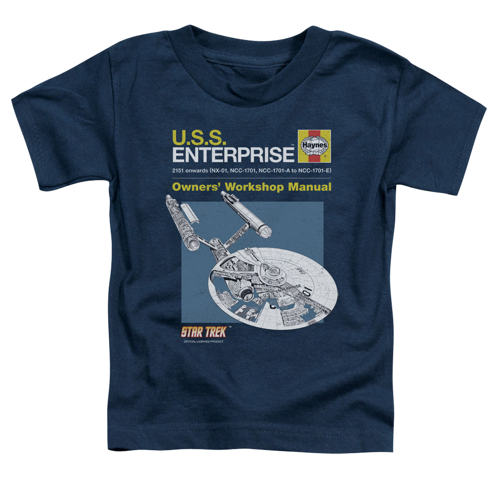 Star Trek The Original Series Enterprise Manual - Kid's T-Shirt Kid's T-Shirt (Ages 4-7) Star Trek   