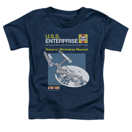 Star Trek The Original Series Enterprise Manual - Kid's T-Shirt Kid's T-Shirt (Ages 4-7) Star Trek   