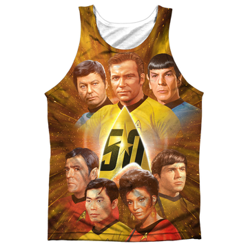Star Trek The Original Series 50Th Anniversary Crew men's all-over print tank