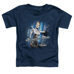 Star Trek Voyager Seven Of Nine - Kid's T-Shirt Kid's T-Shirt (Ages 4-7) Star Trek   