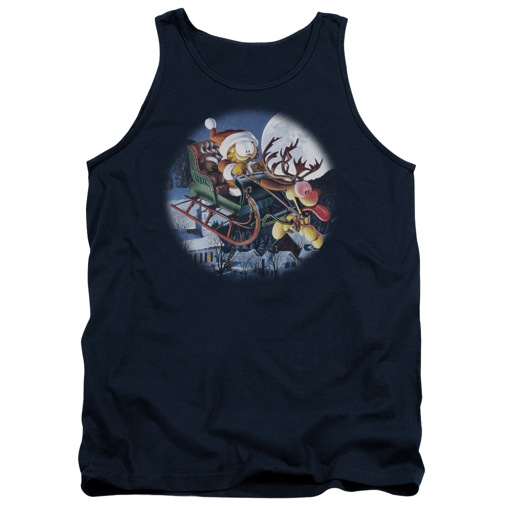 Garfield Moonlight Ride - Men's Tank Top Men's Tank Garfield   