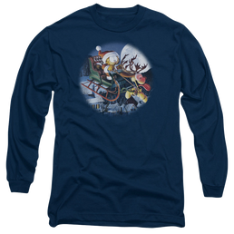 Garfield Moonlight Ride - Men's Long Sleeve T-Shirt Men's Long Sleeve T-Shirt Garfield   