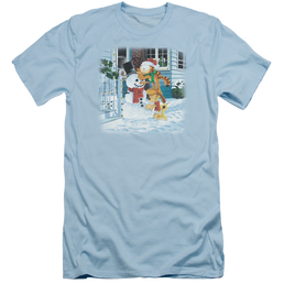 Garfield Snow Fun - Men's Slim Fit T-Shirt Men's Slim Fit T-Shirt Garfield   