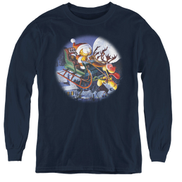 Garfield Moonlight Ride - Youth Long Sleeve T-Shirt Youth Long Sleeve T-Shirt Garfield   