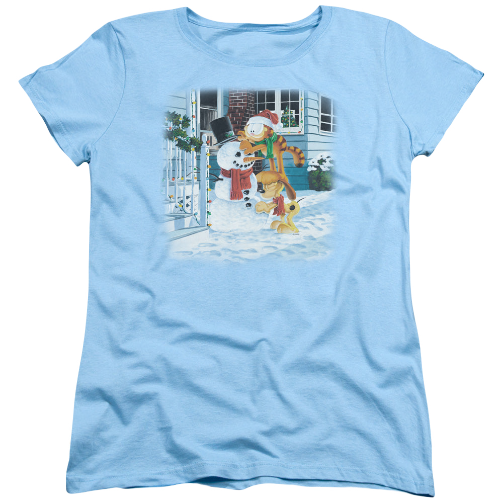 Garfield Snow Fun - Women's T-Shirt Women's T-Shirt Garfield   