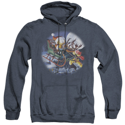 Garfield Moonlight Ride - Heather Pullover Hoodie Heather Pullover Hoodie Garfield   