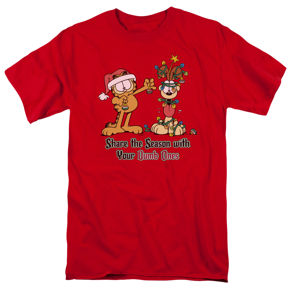 Garfield Share The Season - Men's Regular Fit T-Shirt Men's Regular Fit T-Shirt Garfield   