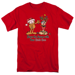 Garfield Share The Season - Men's Regular Fit T-Shirt Men's Regular Fit T-Shirt Garfield   