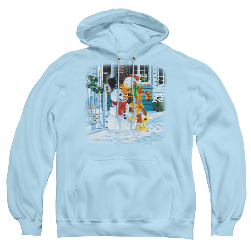 Garfield Snow Fun - Pullover Hoodie Pullover Hoodie Garfield   
