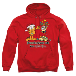 Garfield Share The Season - Pullover Hoodie Pullover Hoodie Garfield   