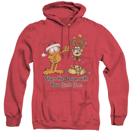 Garfield Share The Season - Heather Pullover Hoodie Heather Pullover Hoodie Garfield   