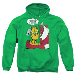 Garfield Wish Big - Pullover Hoodie Pullover Hoodie Garfield   