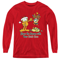 Garfield Share The Season - Youth Long Sleeve T-Shirt Youth Long Sleeve T-Shirt Garfield   