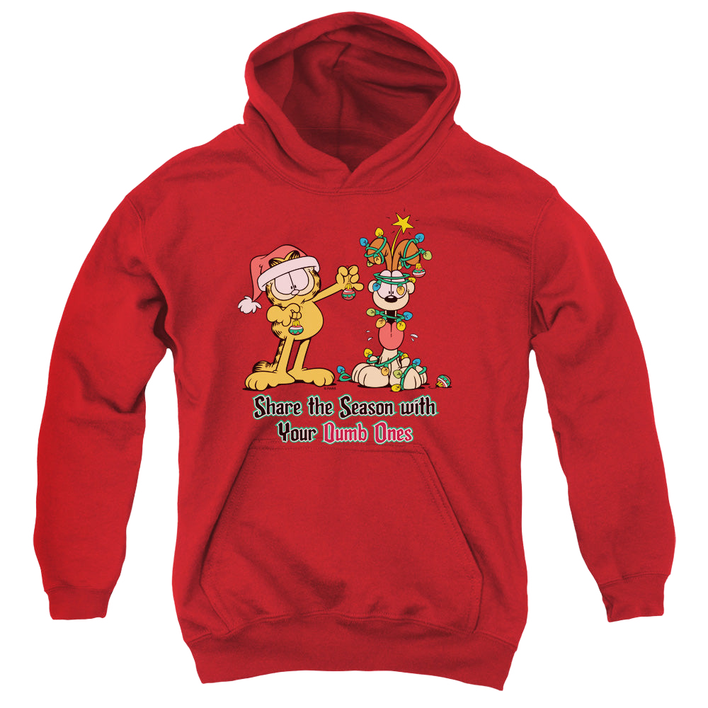 Garfield Share The Season - Youth Hoodie Youth Hoodie (Ages 8-12) Garfield   