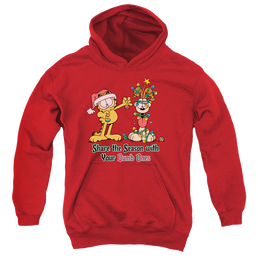 Garfield Share The Season - Youth Hoodie Youth Hoodie (Ages 8-12) Garfield   