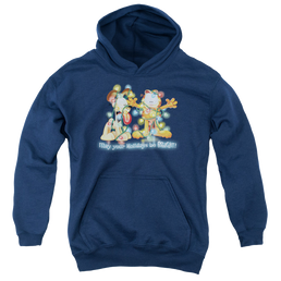 Garfield Bright Holidays - Youth Hoodie Youth Hoodie (Ages 8-12) Garfield   