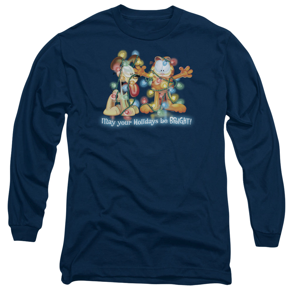 Garfield Bright Holidays - Men's Long Sleeve T-Shirt Men's Long Sleeve T-Shirt Garfield   