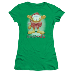 Garfield Unwrap The Joy! - Juniors T-Shirt Juniors T-Shirt Garfield   